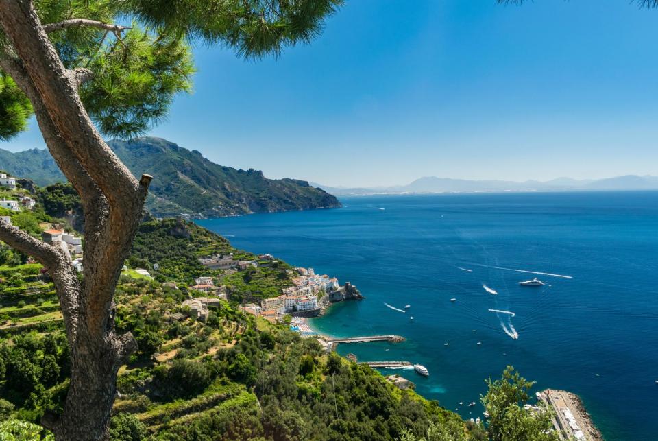 Scenic image of the Italian Riviera