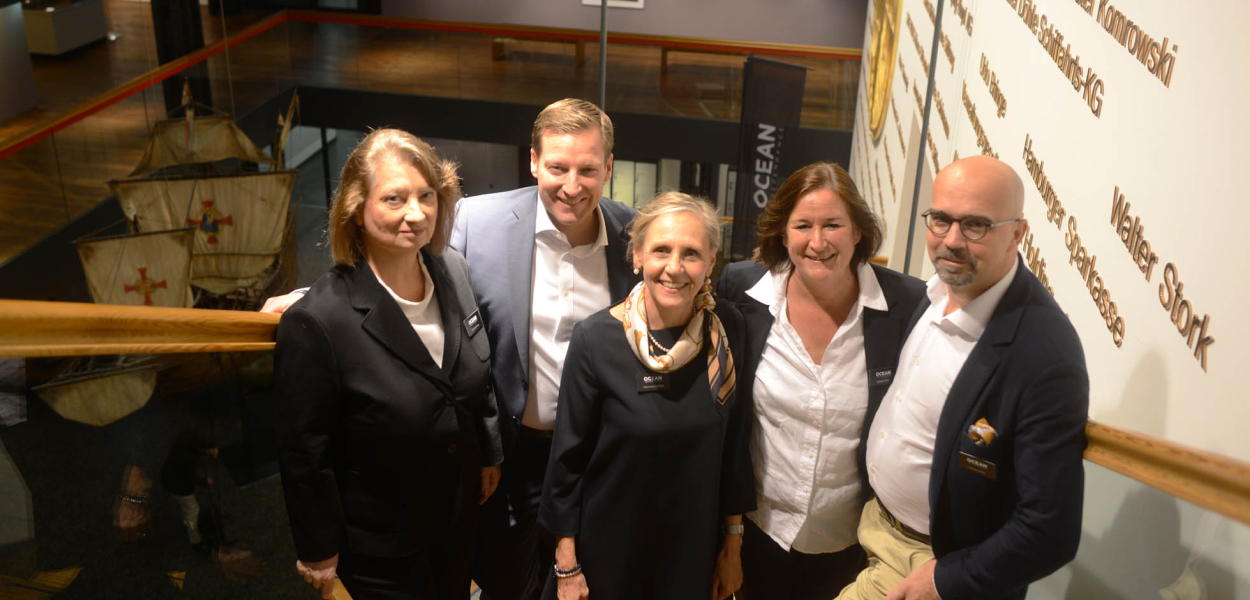 Ocean Independence team at the opening of their Hamburg office
