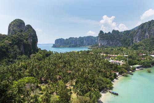 Overlooking beautiful Thai island
