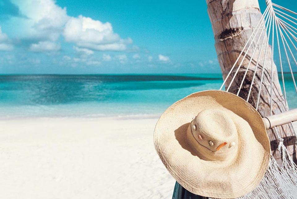 Hat on a beach